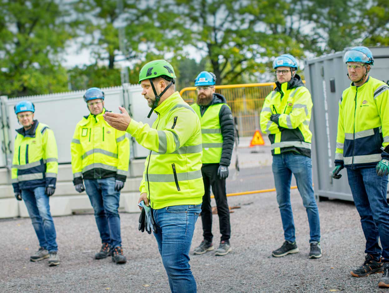 Björne Karlsson. Bild lånad från Byggbranschens Säkerhetspark.