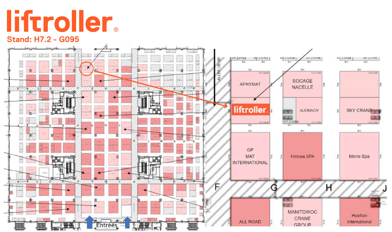 At our stand H7.2 - G095 you will meet a skilled Liftroller team with broad experience and good competence, who are happy to share knowledge about our products and how they can contribute to a more efficient, safe and cost-effective construction site.