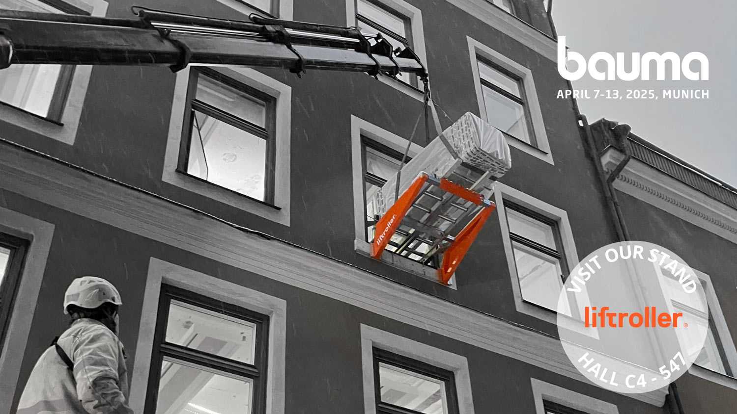 Visit Liftroller at stand C4 - 547 Bauma 2025 Visit Liftroller at stand C4 - 547 Bauma 2025