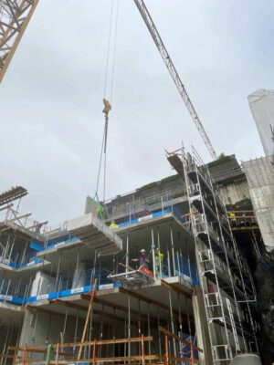 Belevue_Nybyggna_Byggmester Markhus_Liftroller Floor Nybyggnadsprojektet Bellevue – Materialhantering med Liftroller Floor